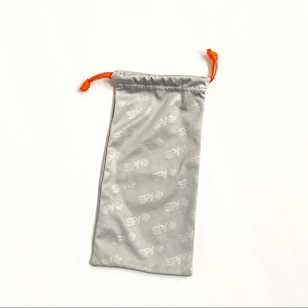 SPY eyeglasses sunglasses gray soft drawstring case